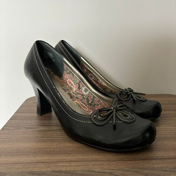 Brown Y2K Mudd Allyson pumps chunky heels - Picture 1 of 6